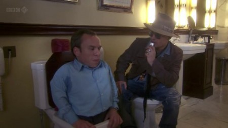 Warwick Davies i Johnny Depp