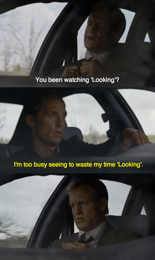 looking